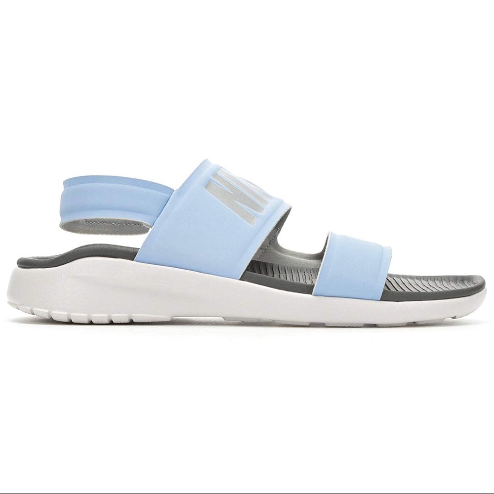 Light Blue Nike Tanjun Sandals